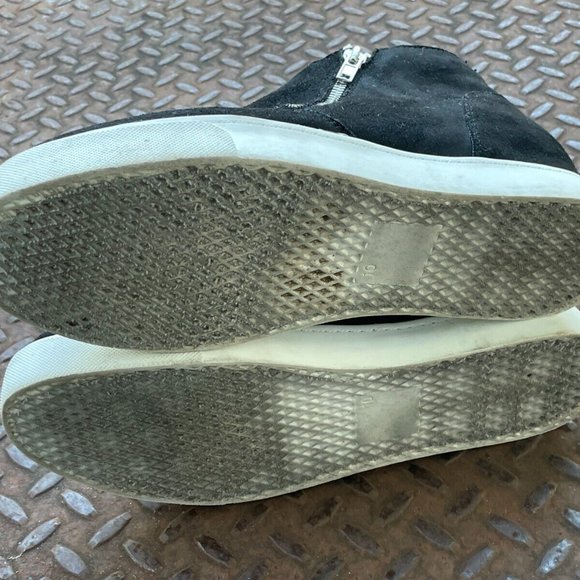 Soda Women shoes Black Mid Top Black Faux Suede Upper Shoes Size 10 - Picture 9 of 12